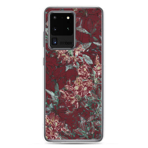 Crimson Floral Samsung Case