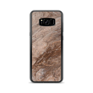 Brown Marble Samsung Case