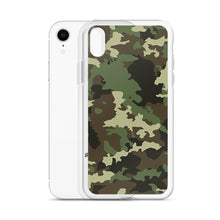Load image into Gallery viewer, Green Camouflage iPhone Case