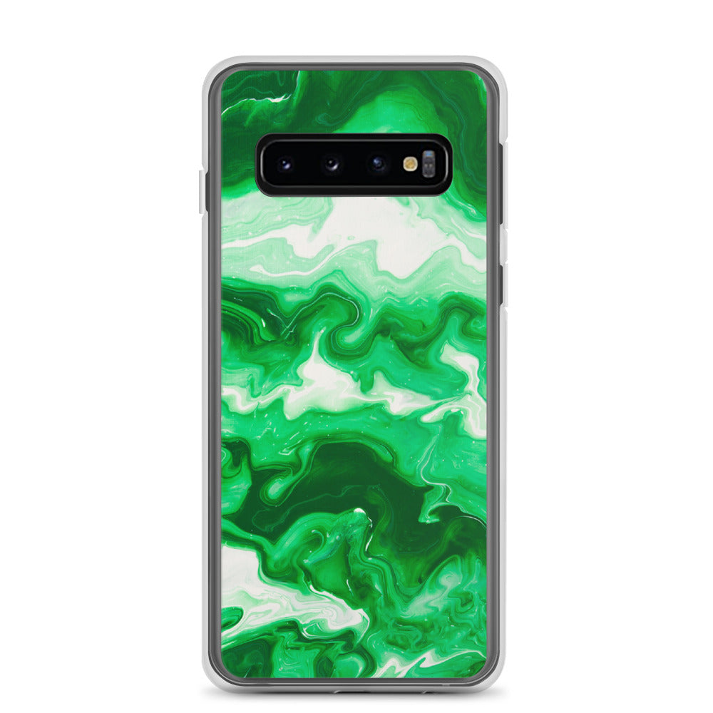 Green Marble Samsung Case