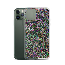 Load image into Gallery viewer, Neon Leaves iPhone Case