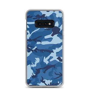 Blue Camouflage Samsung Case