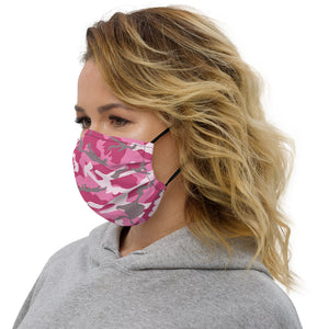 Pink Camouflage Face Mask