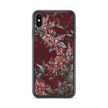 Load image into Gallery viewer, Crimson Floral iPhone Case
