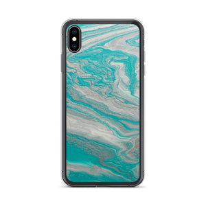 Tiffany & Silver Marble iPhone Case