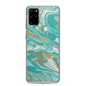 Tiffany & Gold Marble Samsung Case