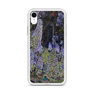 Neon Lilacs iPhone Case