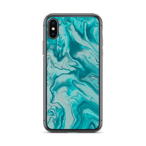 Turquoise Marble iPhone Case