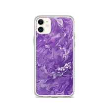 Load image into Gallery viewer, Purple Marble iPhone Case