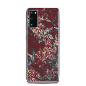 Crimson Floral Samsung Case