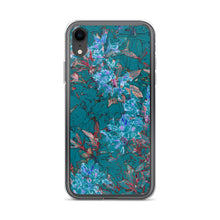 Load image into Gallery viewer, Turquoise Floral iPhone Case