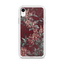 Load image into Gallery viewer, Crimson Floral iPhone Case