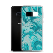 Load image into Gallery viewer, Turquoise Marble Samsung Case