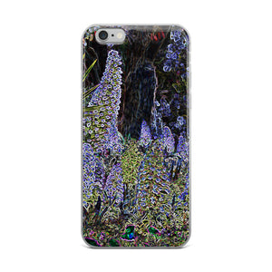 Neon Lilacs iPhone Case