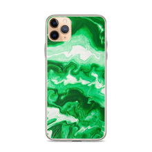 Load image into Gallery viewer, Green Marble iPhone Case