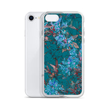 Load image into Gallery viewer, Turquoise Floral iPhone Case