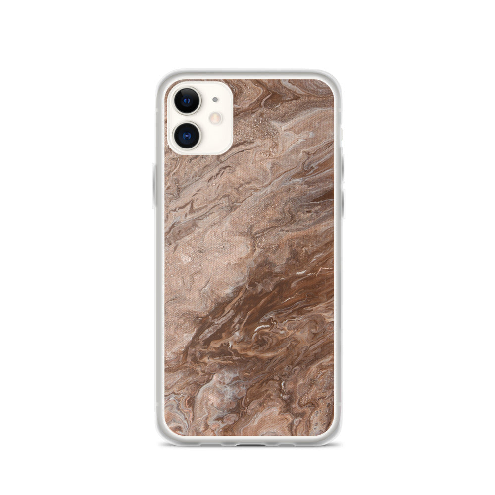 Brown Marble iPhone Case