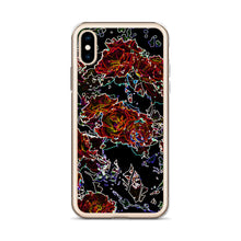 Load image into Gallery viewer, Neon Roses iPhone Case
