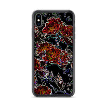 Load image into Gallery viewer, Neon Roses iPhone Case
