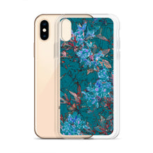 Load image into Gallery viewer, Turquoise Floral iPhone Case