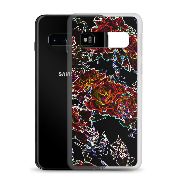 Neon Roses Samsung Case
