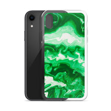Load image into Gallery viewer, Green Marble iPhone Case