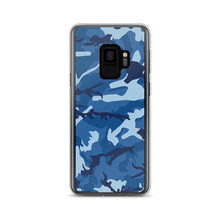 Load image into Gallery viewer, Blue Camouflage Samsung Case