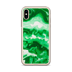 Green Marble iPhone Case