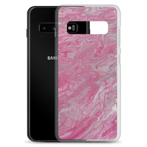 Pink Marble Samsung Case