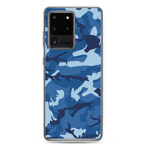 Blue Camouflage Samsung Case
