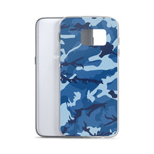 Load image into Gallery viewer, Blue Camouflage Samsung Case