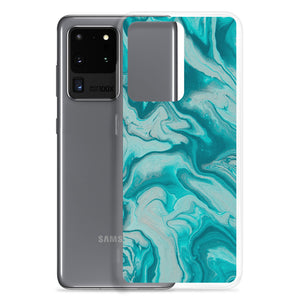 Turquoise Marble Samsung Case