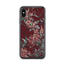Load image into Gallery viewer, Crimson Floral iPhone Case