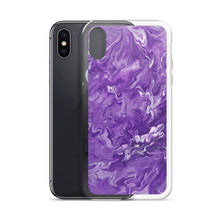 Load image into Gallery viewer, Purple Marble iPhone Case