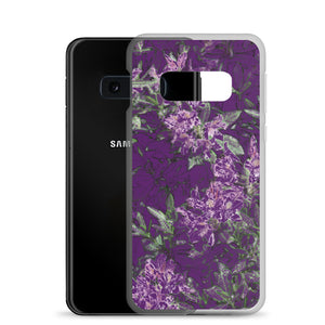 Purple Floral Samsung Case