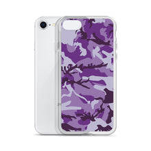 Load image into Gallery viewer, Purple Camouflage iPhone Case