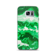 Load image into Gallery viewer, Green Marble Samsung Case