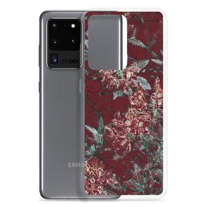 Crimson Floral Samsung Case