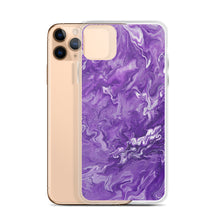 Load image into Gallery viewer, Purple Marble iPhone Case