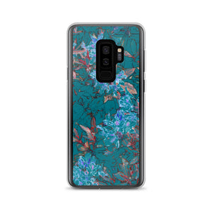 Turquoise Floral Samsung Case