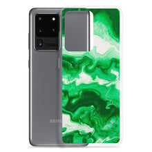 Load image into Gallery viewer, Green Marble Samsung Case