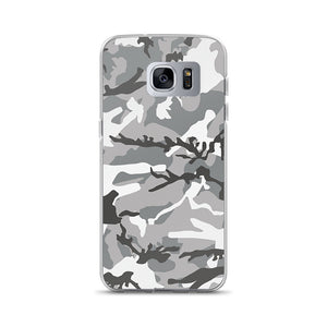 Grey Camouflage Samsung Case