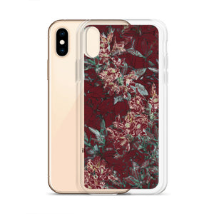 Crimson Floral iPhone Case