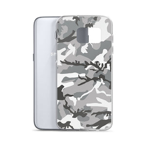 Grey Camouflage Samsung Case