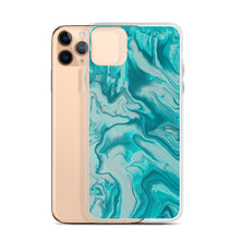 Load image into Gallery viewer, Turquoise Marble iPhone Case