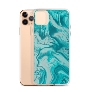 Turquoise Marble iPhone Case