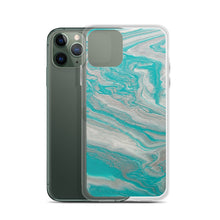 Load image into Gallery viewer, Tiffany &amp; Silver Marble iPhone Case