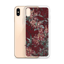 Load image into Gallery viewer, Crimson Floral iPhone Case