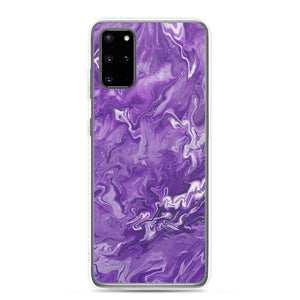 Purple Marble Samsung Case