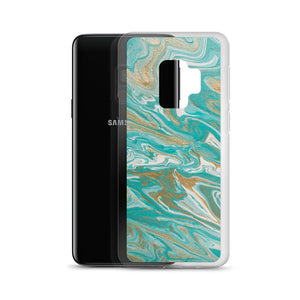 Tiffany & Gold Marble Samsung Case